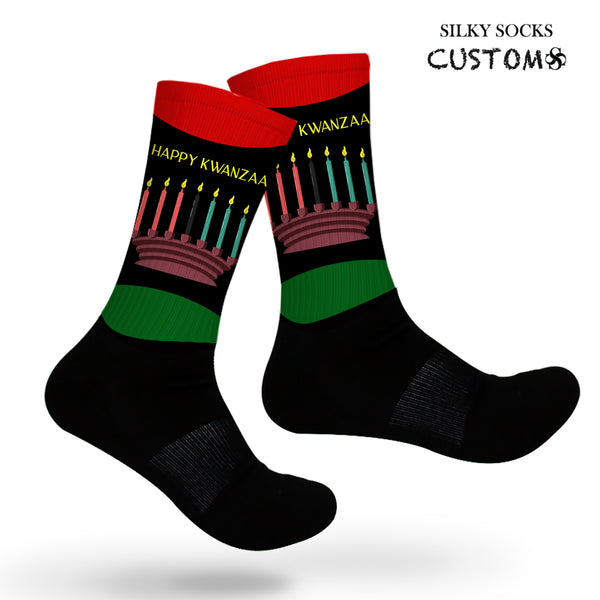 UWish Happy Kwanzaa Socks